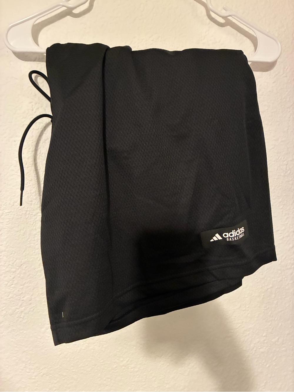 adidas Black Athletic Basketball Shorts with Logo